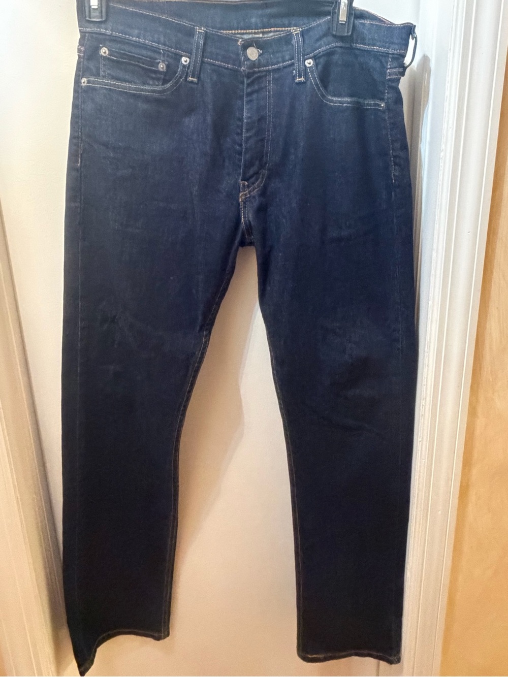 Levi's Men's Dark Blue Straight Jeans